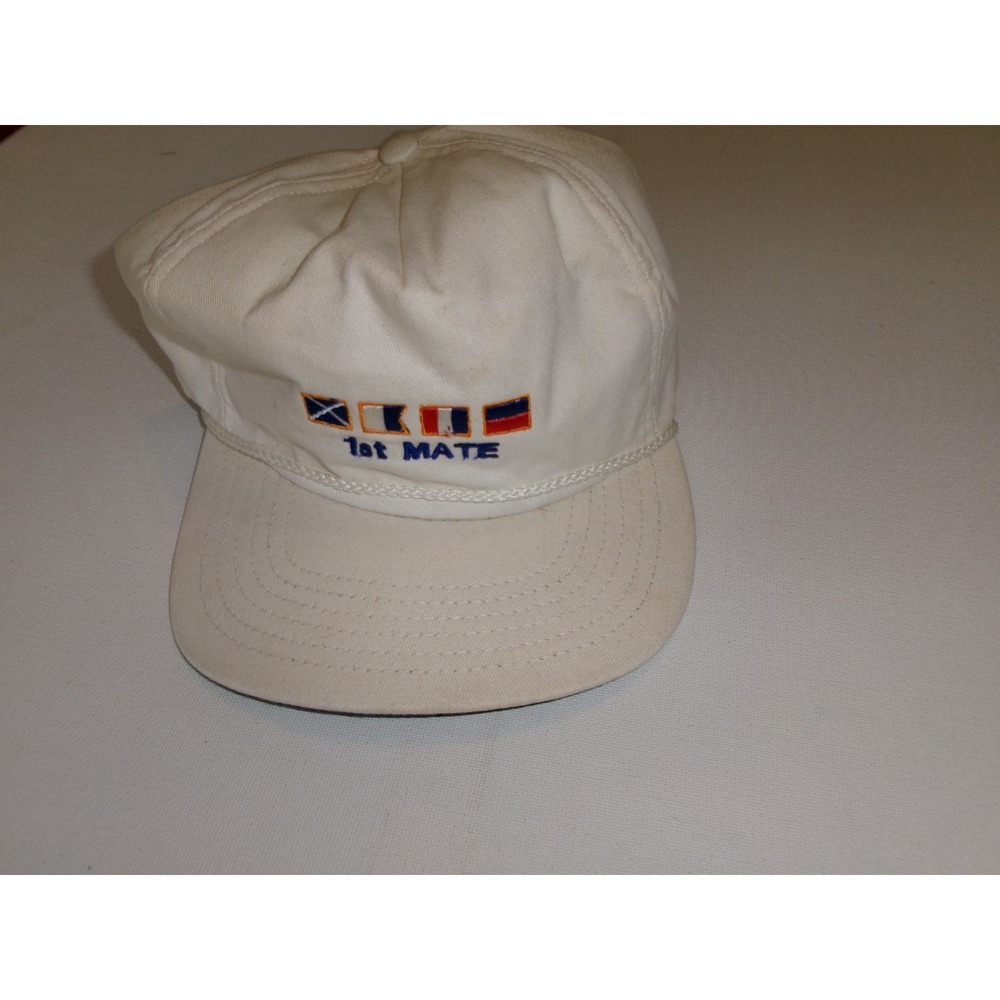 1ST MATE USA MADE snapback 90s BEACH GOLF HAT CAP VINTAGE DEADSTOCK U5